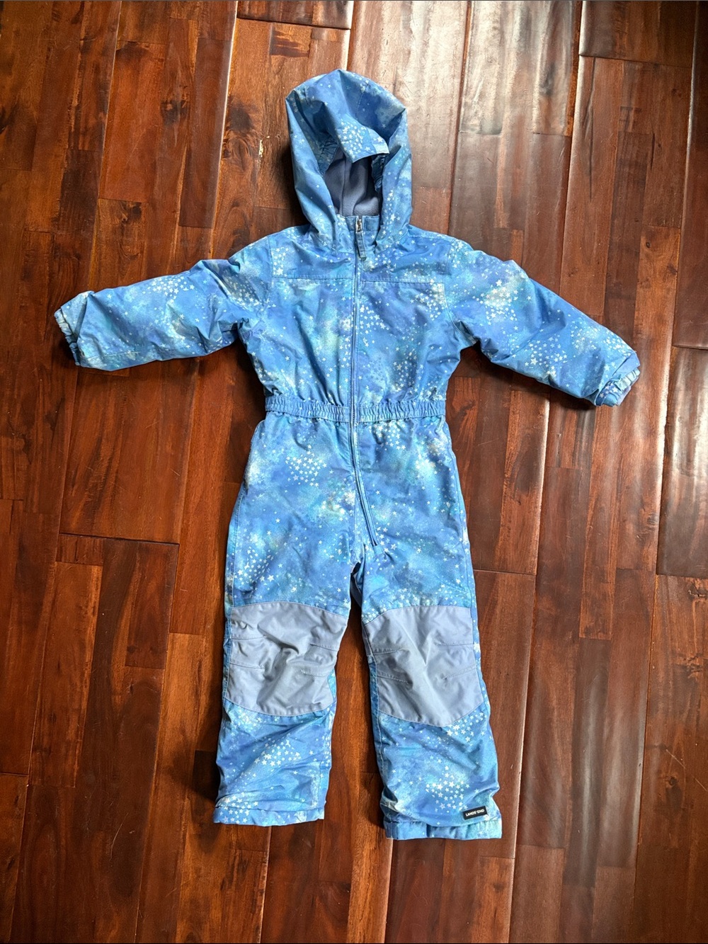 Kids Squall Waterproof Insulated Iron Knee Winter Snow Suit - Galaxy Blue Print